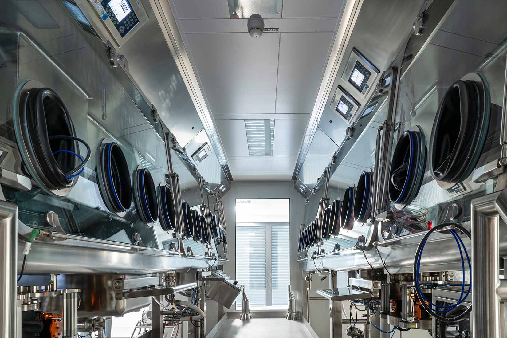 Machines in a cleanroom