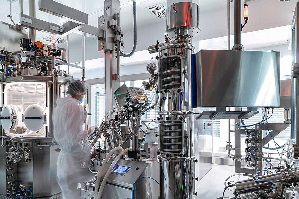 Machines in a cleanroom