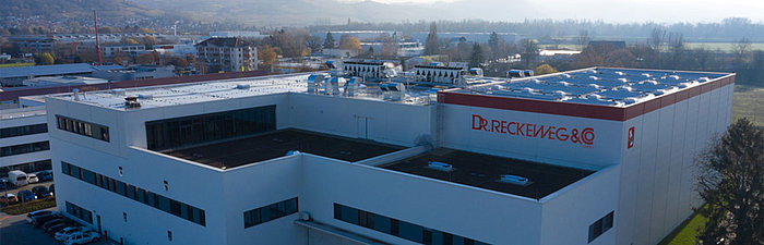 Production site of Dr.Reckeweg from above