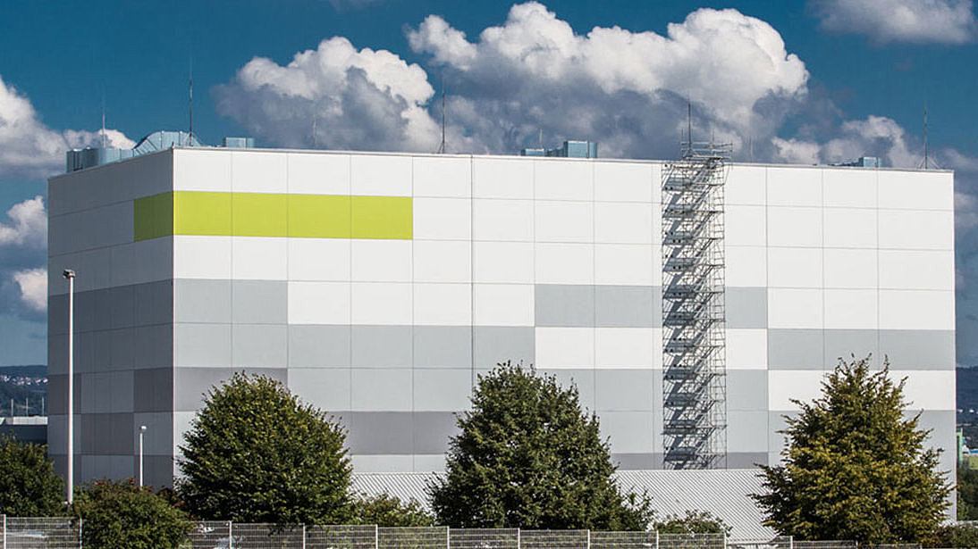 Exterior view of the new LTS logistics center