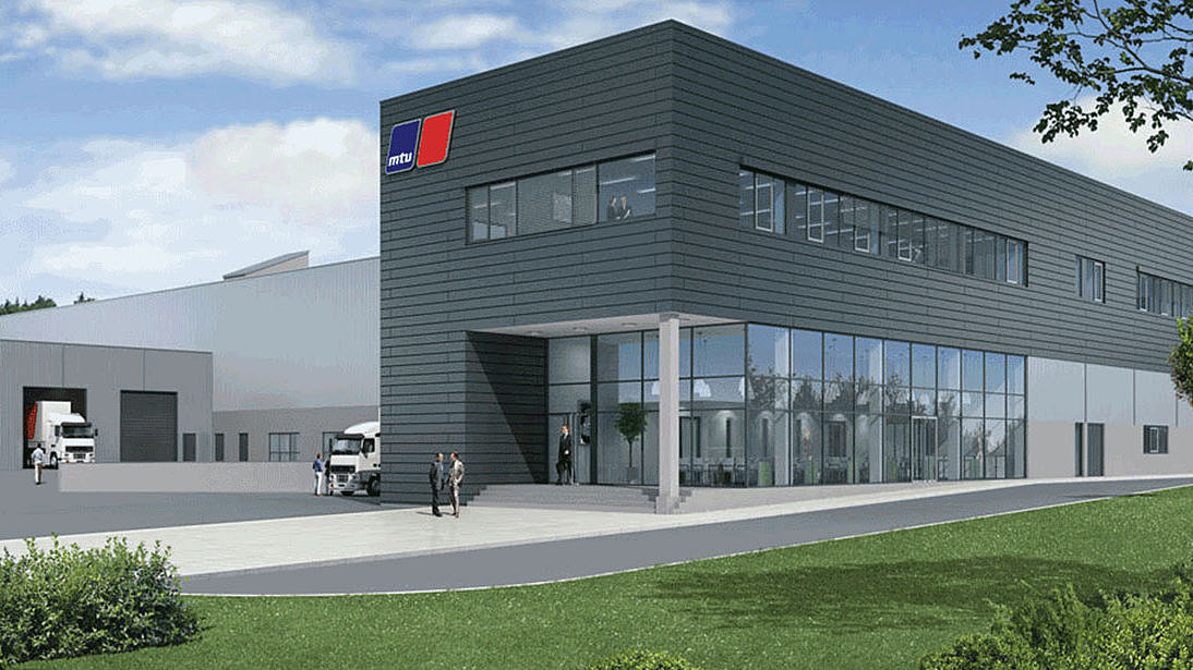 Animation des neuen Logistikzentrums für Ersatzteile von Rolls Royce