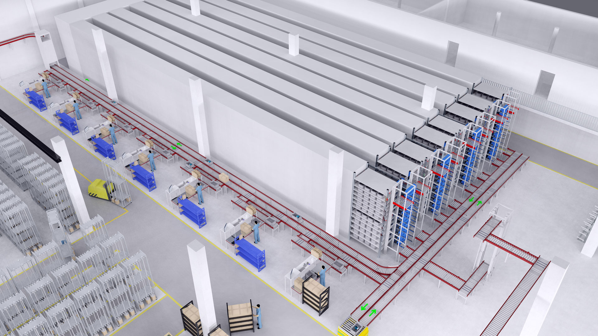 View into the new and animated route logic from Endress+Hauser